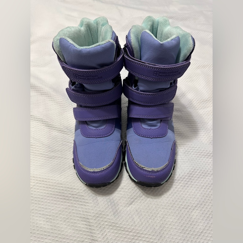 Mountain Warehouse Kids Purple and Blue Winter Boots